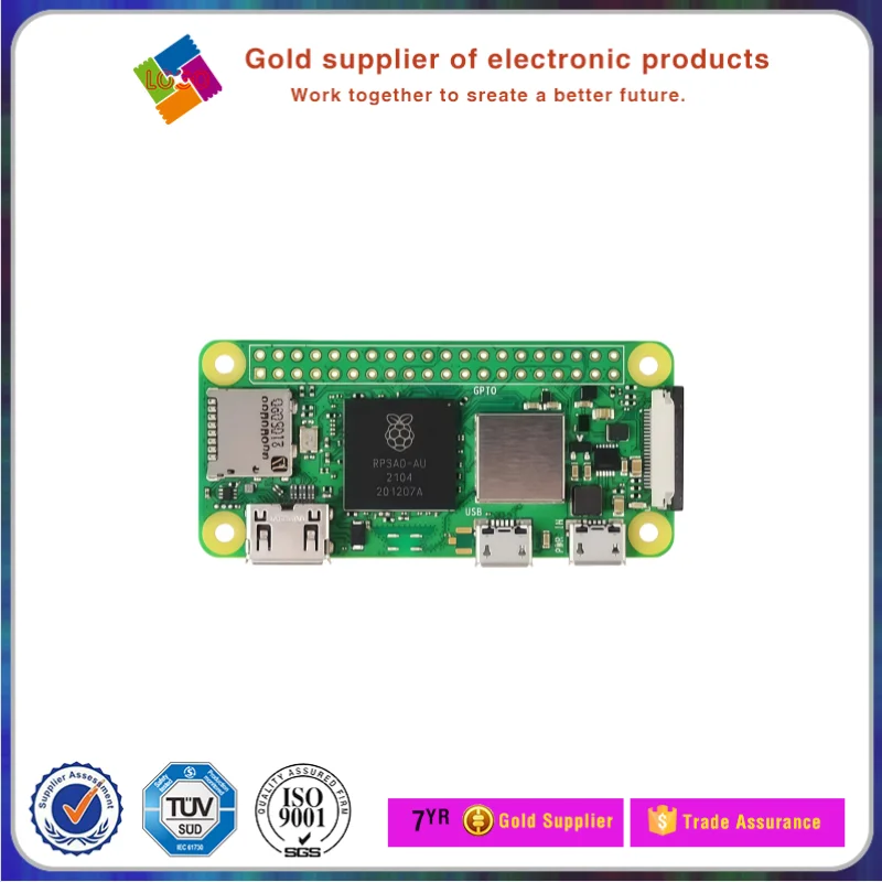 

Raspberry Pi Zero 2W Quad-core 64-bit processor with onboard 2.4GHz Wi-Fi and Bluetooth 4.2/BLE