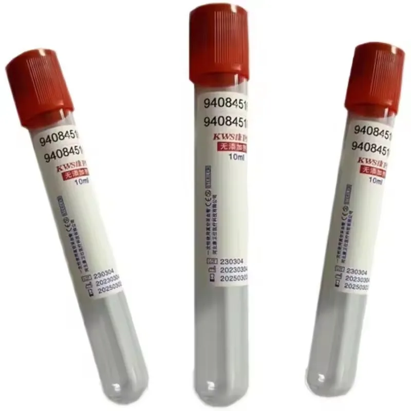 50 قطعة 3 مللي 5 مللي 10 مللي المتاح فراغ جمع الدم أنبوب عادي دون المضافة أنبوب أحمر مختبر المواد الاستهلاكية أنابيب PRF