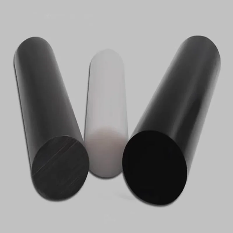 Black White Plastic PVC Round Rod Bar 8 10 12 15 20 25 30 35 40 45 50 55 60 65 70 75 80 85 90 100 110 120 130 130 150 180 200mm