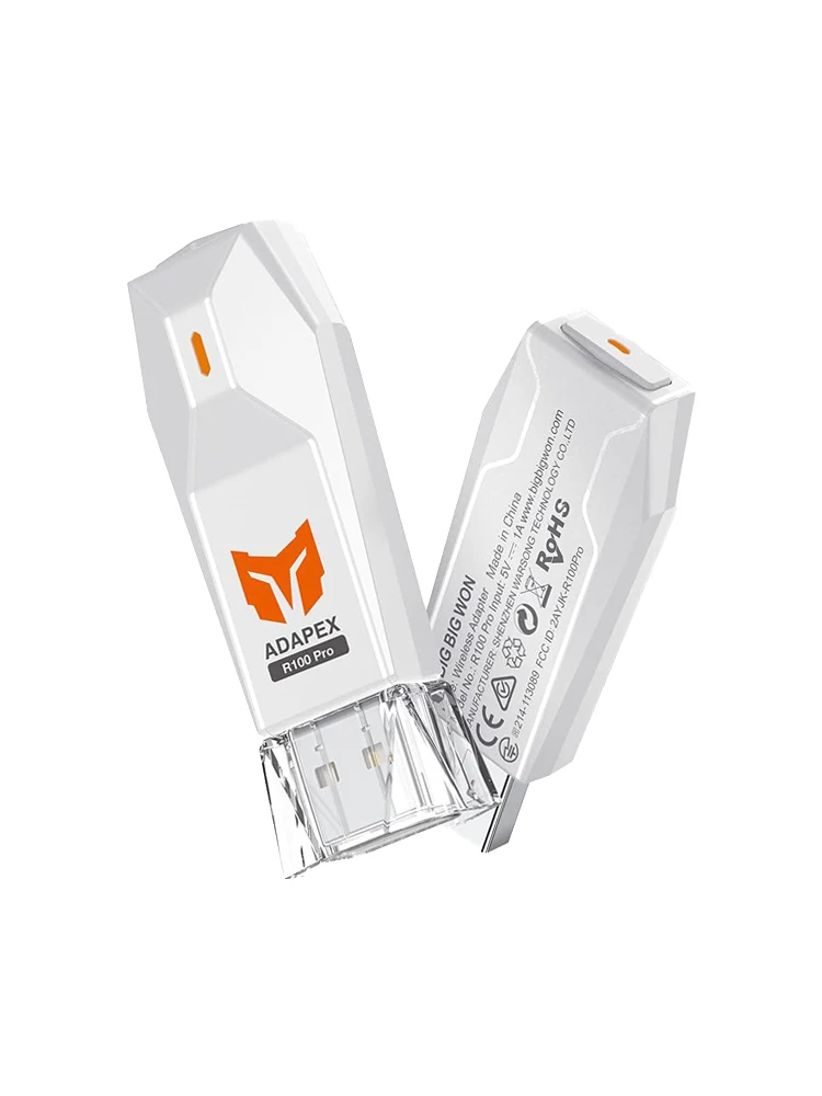 Adaptateur sans fil BIGBIG WON R100 Pro pour Xbox One Xbox Series X | Manette S Elite Series 2 PS5 PS4 Switch, compatible avec PS4/Switch/PC