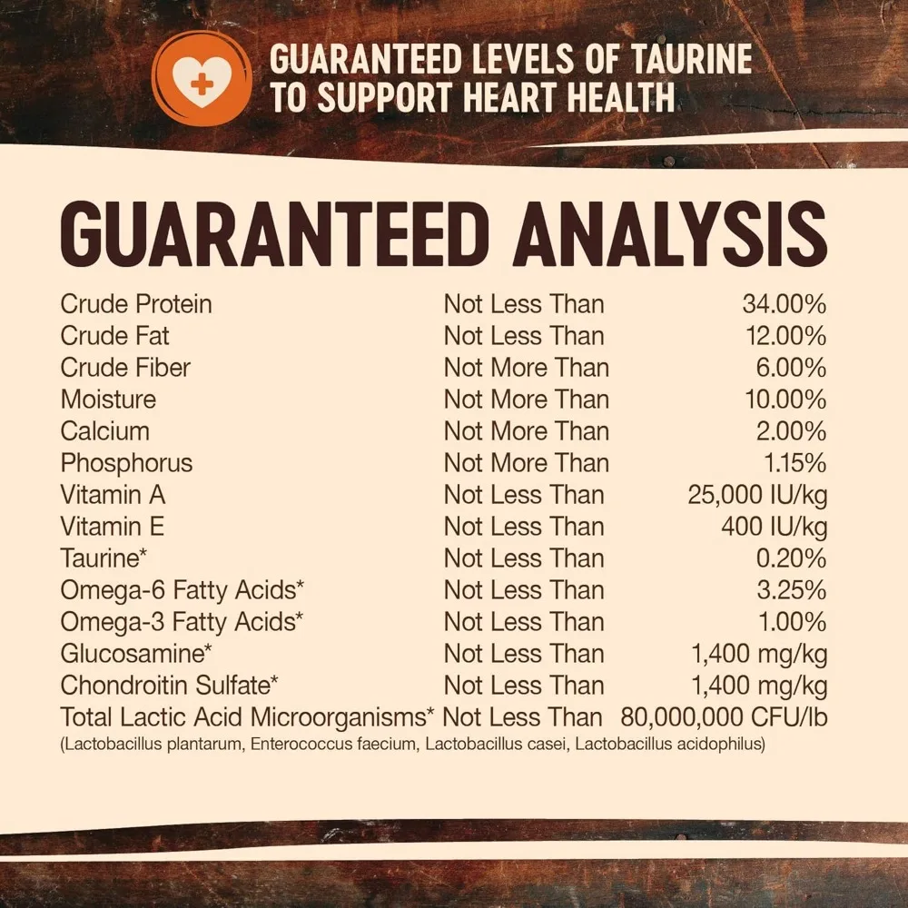 طعام جاف للكلاب الجافة للبالغين عالي البروتين عالي الجودة وخالي من الحبوب، صنع في الولايات المتحدة الأمريكية مع مكونات دجاج طبيعي وحقيقية #6