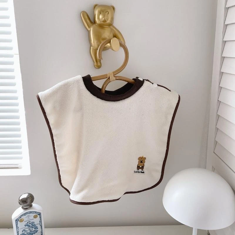 J15U مريلة أطفال مقاومة للمياه لنانو زلق بدون أكمام مريلة تغذية ملابس تجشؤ منشفة منشفة لعاب الأطفال للأولاد حديثي الولادة #6