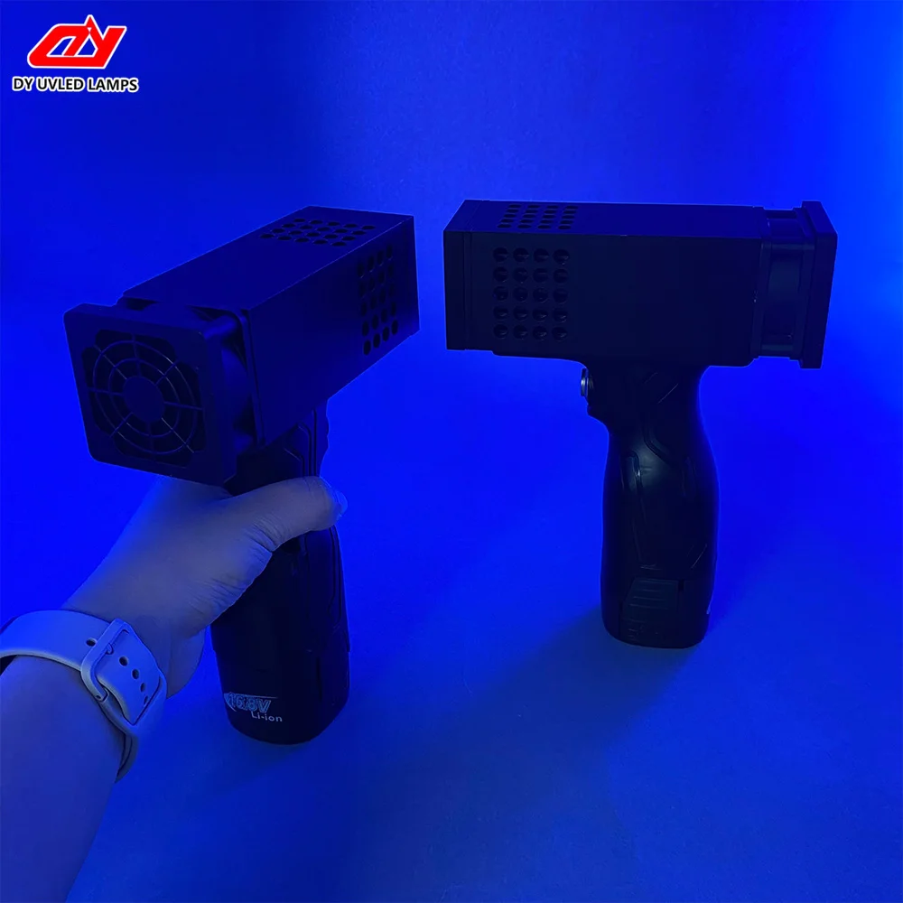 High power portable handheld car UV detection and flaw detection lamp for repairing sheet metal and painting