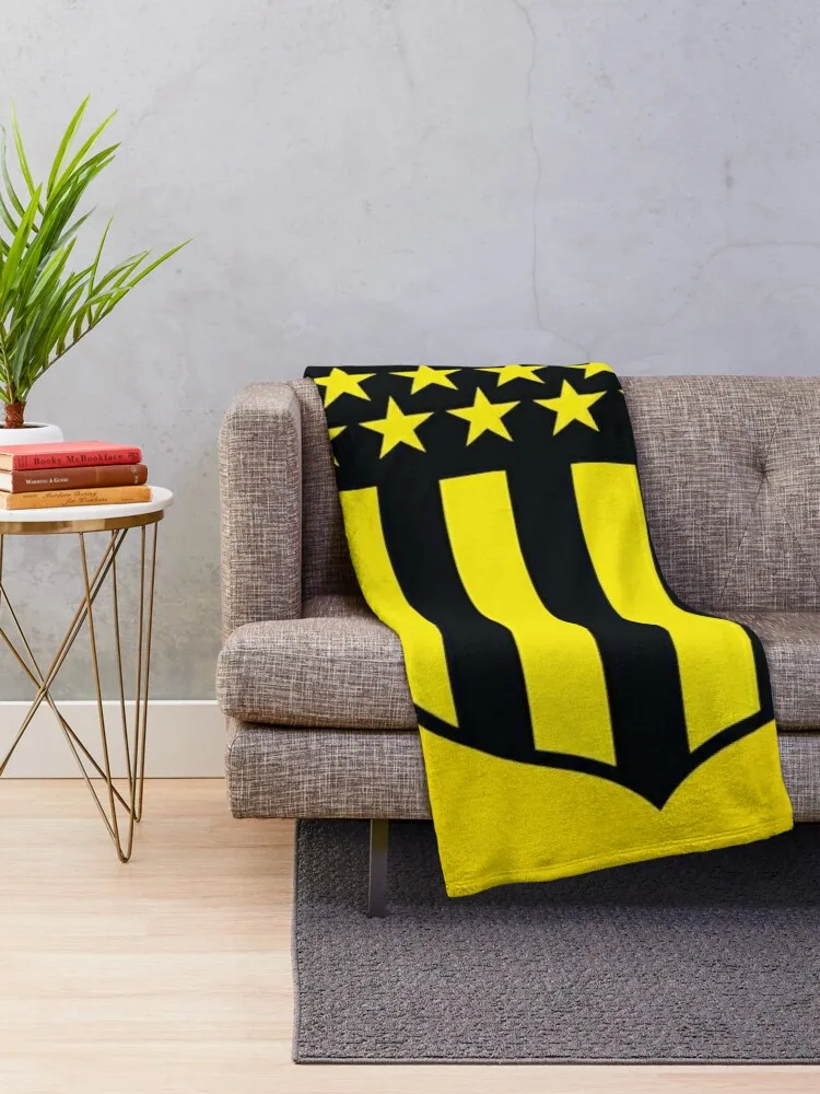 Club Atlético Pe?arol Throw Blanket Weighted Blanket Multi-Purpose Soft Plaid Flannels Blanket