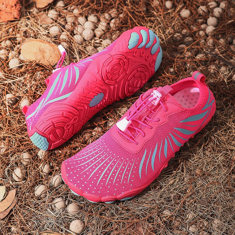 YRZL Barefoot Shoes Men Women Water Shoes Quick Dry Aqua Shoes for Beach Swimming Non-Slip River Slippers Summer Sports Sneakers