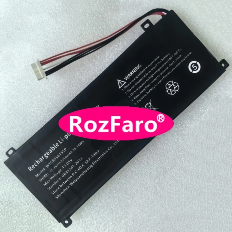 

Аккумулятор для ноутбука RozFaro для HIPER WORKBOOK A1568K1135WI WYC8556155P 11.4V 38.19Wh 3350mAh для Mediacom SmartBook Pro M-SBP14I5