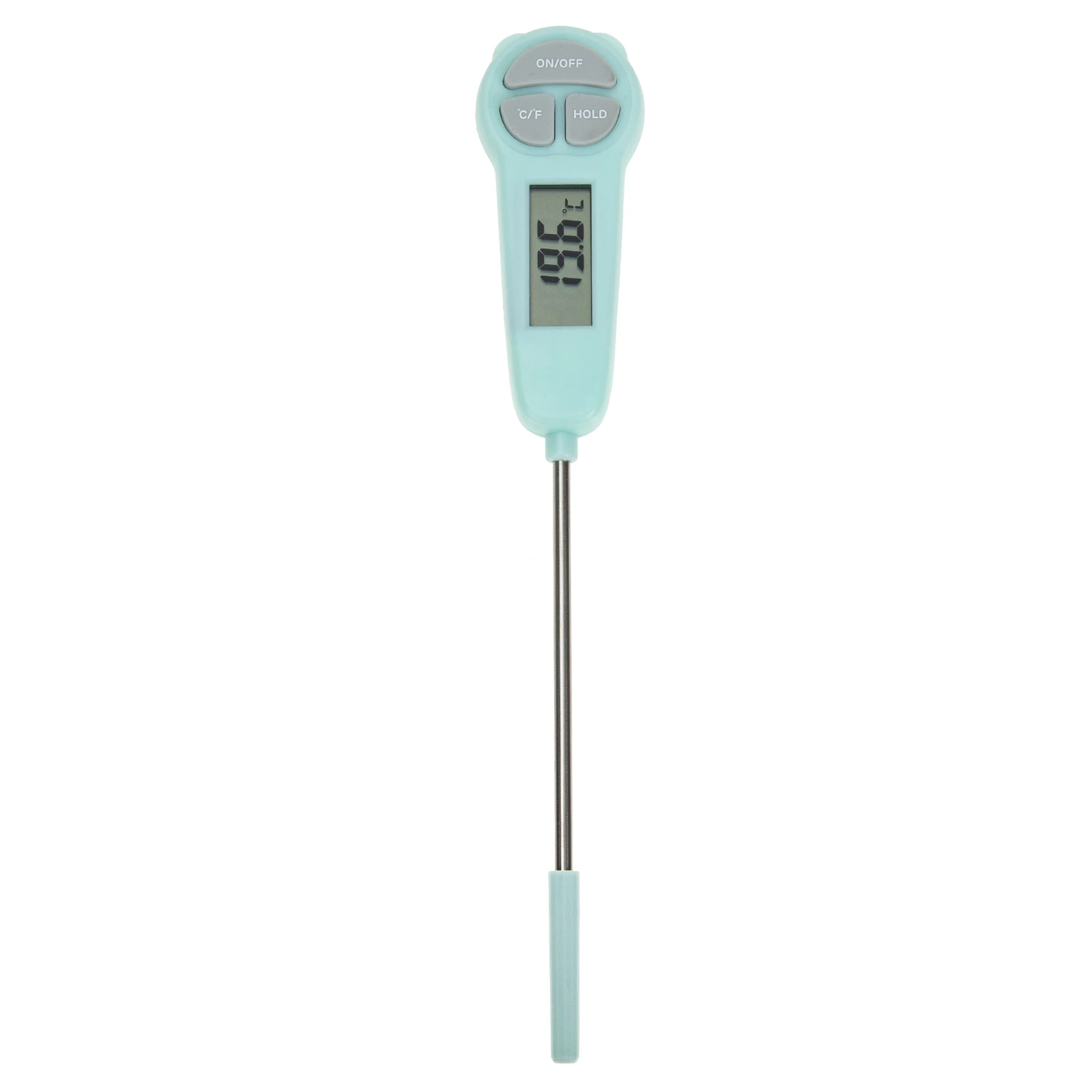 

Steak Thermometer Electronic Grill Digital Barbecue Instant Read Cooking Probe Green Temperature for Baby