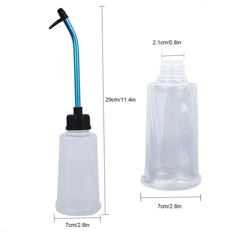 Nitro Engine Fuel Filler Refill Bottle With Aluminum Alloy Straw For RC Model Car 250ML White view 6