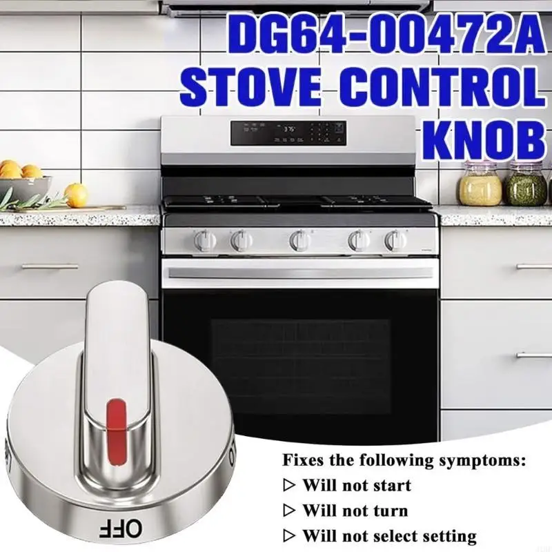J1HF 5Pcs PS10058981 Stove Knob Top Burners Control Knob Oven for FX510BGS