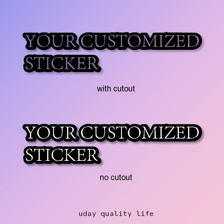 Your Own Customized Vinyl Sticker Contact Us To Order Text Logo Art Photo Pet for Car Laptop Wall Bottle Garage Motorcycle