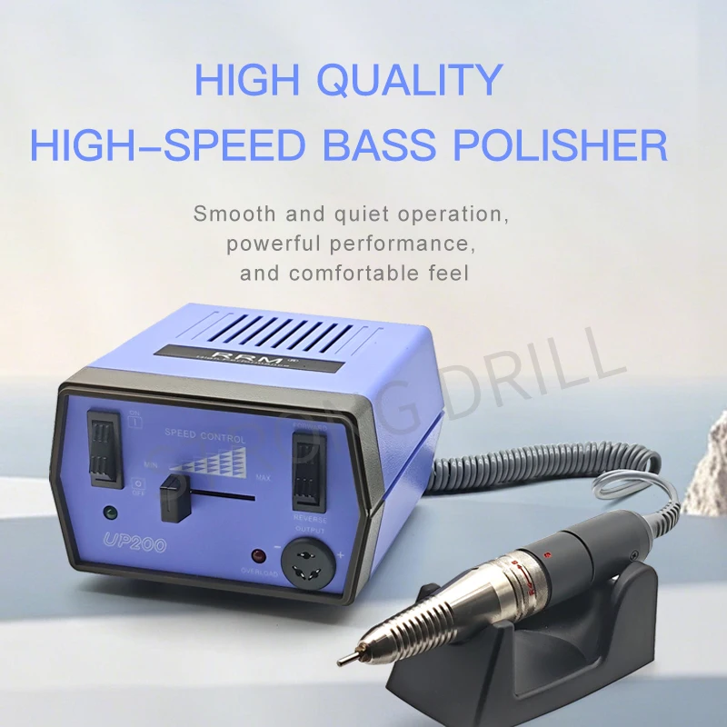 UP200 micro motor uses imported Japanese bearings and is manufactured in China.35000 RPM. nail salon exclusive view 2