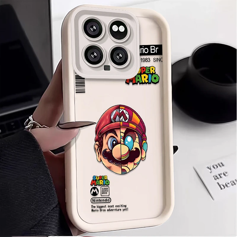 Super M-Mario B-Bros Case For Xiaomi Poco X7 X6 X5 X3 F6 F5 NFC F3 M6 Pro 4G Mi 13 12 11 Lite 5G 14 13T 12T 11T 14T Pro Cover