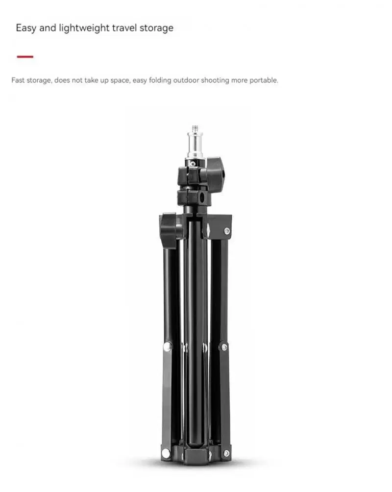 Складной Настольный Штатив 55/75 см, металлический держатель для мобильных устройств, для прямых трансляций, ding1/4 винта, с сумкой для хранения