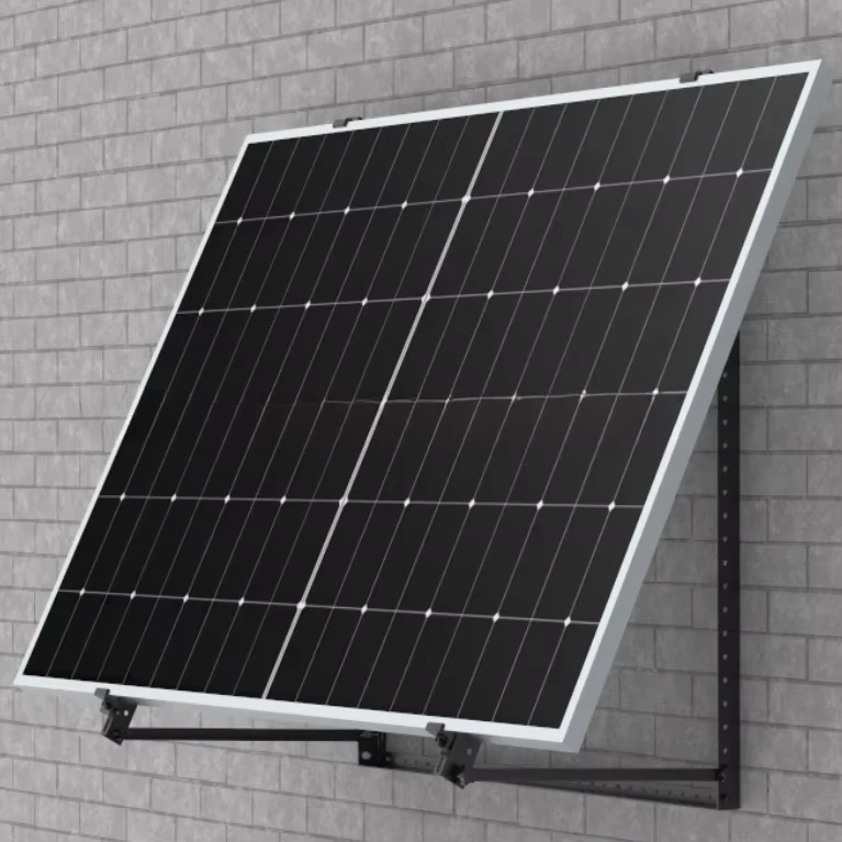 New solar module installation steel adjustable bracket wall balcony