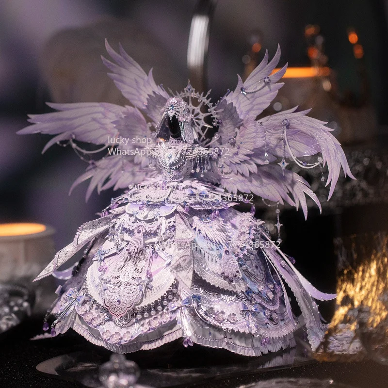Three-dimensional Puzzle Metal Assembly Model Handmade Wedding Gift Ornament Love