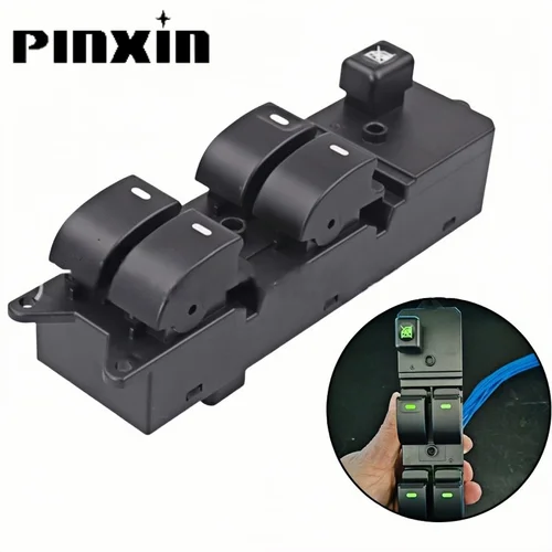 Imagen 1 del producto PinXin Interruptor de control de ventana principal de energía eléctrica delantera izquierda MR 587942   Para Mitsubishi Lancer 08-09 L200 Sport Grandis KB4T V73