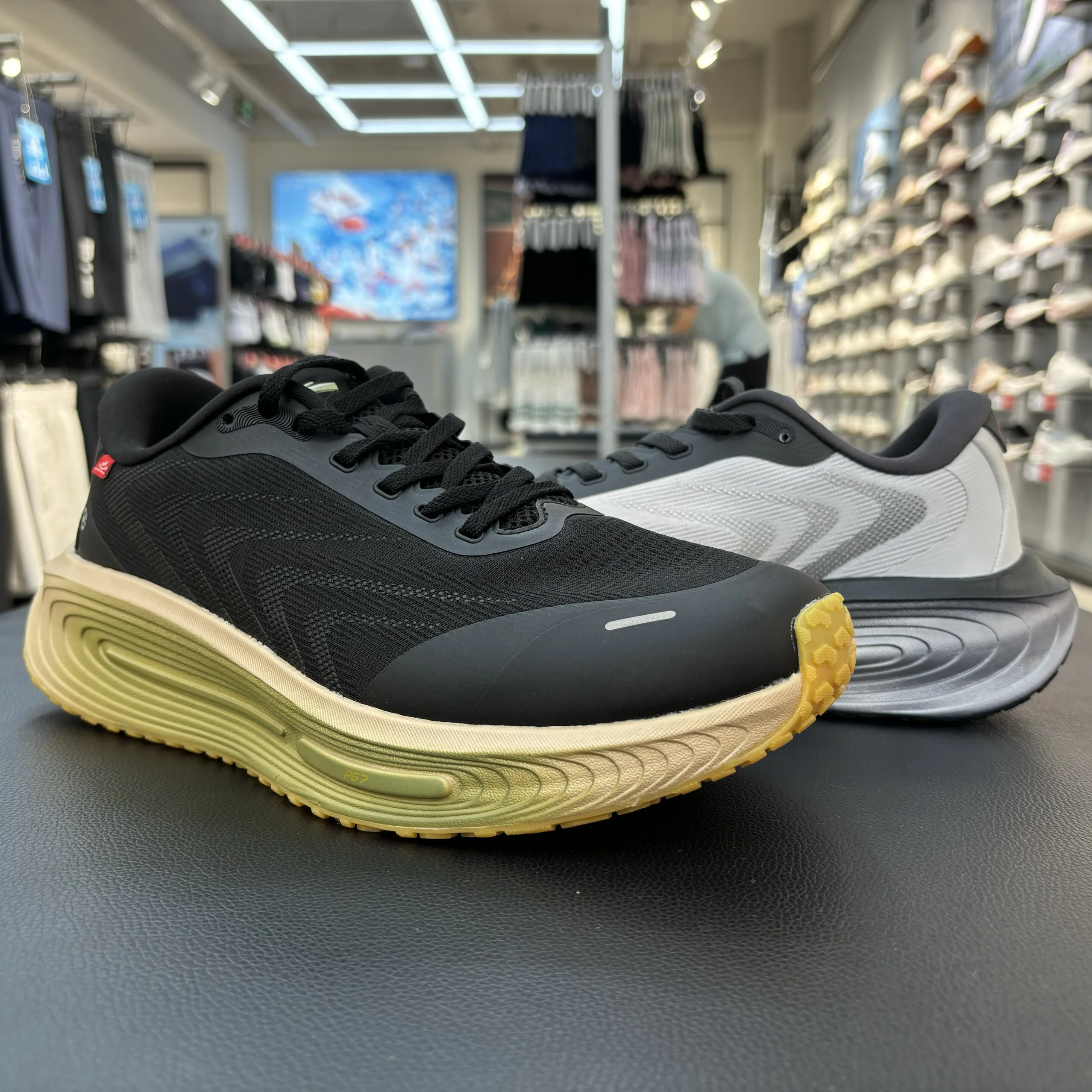 

Men's Running oes PG7 Waterproof o Absorption 2024 Winter New Sports oes Comfortable Breathable Me Upper