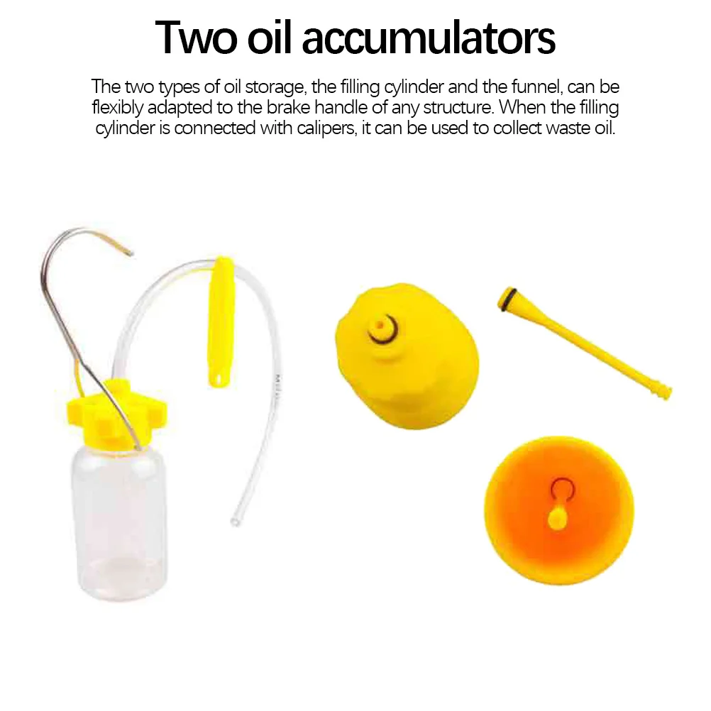 

1 set 1 Set Mountain Bike Brake Bleed Kit Durable Oil Resistant Disc Brake Repair Tools For Bicycles Portable Design