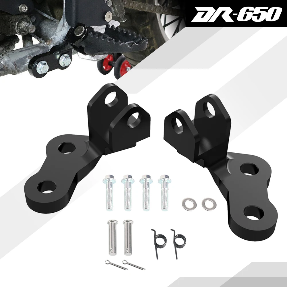 FOR SUZUKI DR650 DR650S DR650SE DR 650 S SE 1996-2023 2022 2021 2020 2019 2018 2017 2016 Motorcycle Lowered Footpeg Kit Brackets