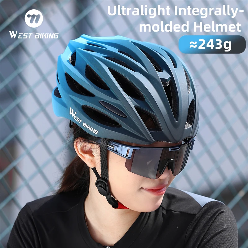 

WEST BIKING Cycling Helmet Men Women Light Road Mtb Mountain Bike Bicycle Helmet 54-62cm Bike Helmet Casco Accesories