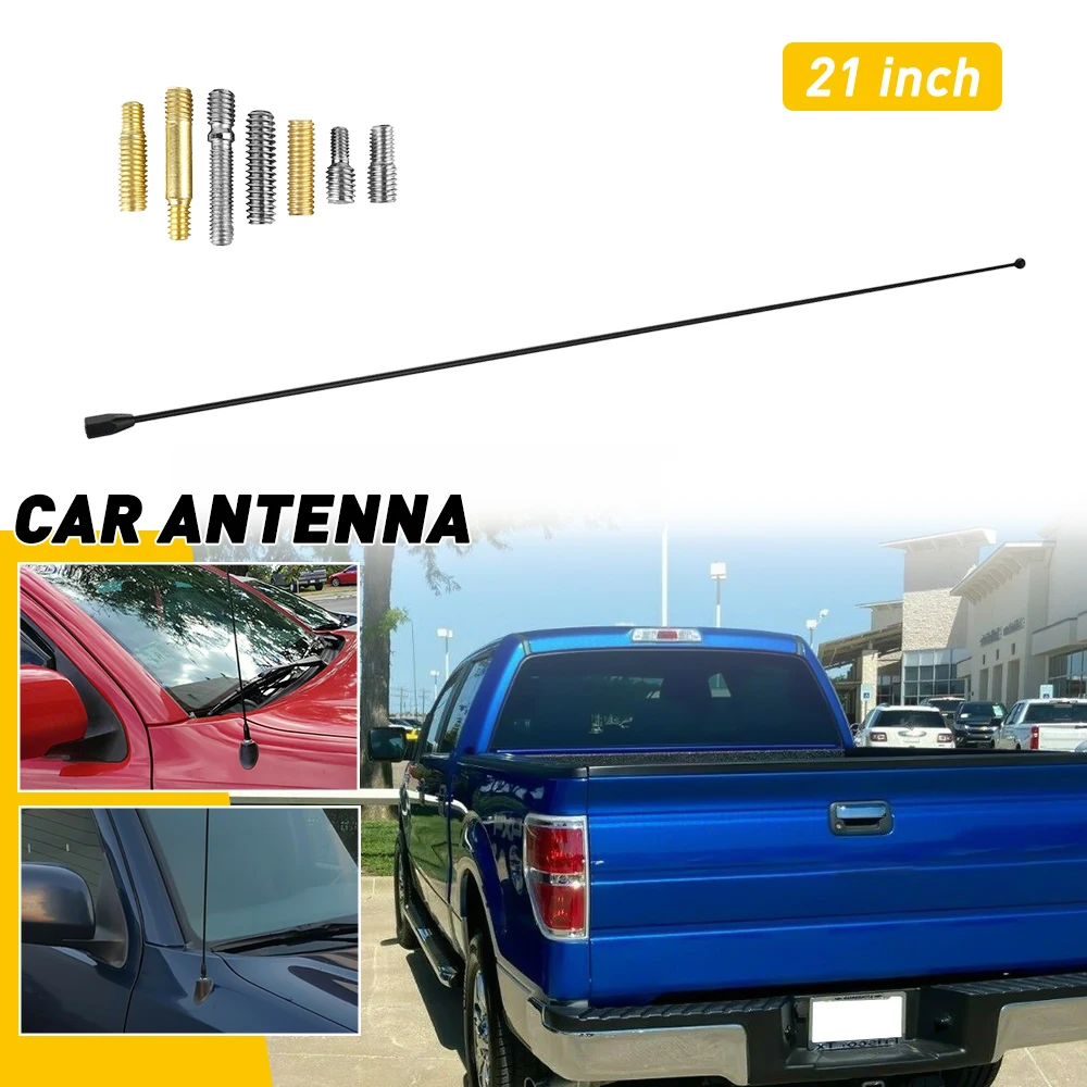 Mástil de Antena para Camioneta, SUV, Antena para Ford Ranger, Focus MK3, Fiesta, C-max, F150, Transit, Accesorios Universales