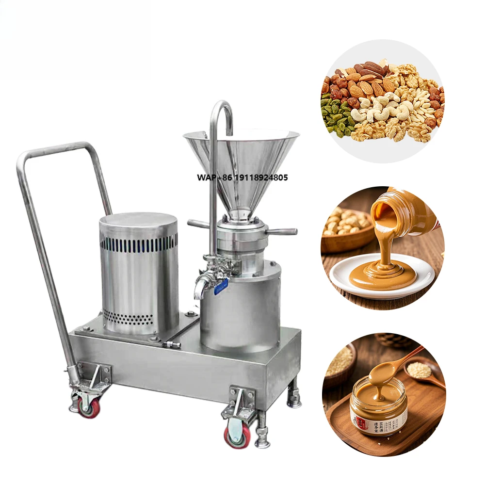 

2025 Hot Sale Factory Price Sesame Tahini Peanut Butter Making Machine Industrial Machine Almond Butter Colloidal Mill