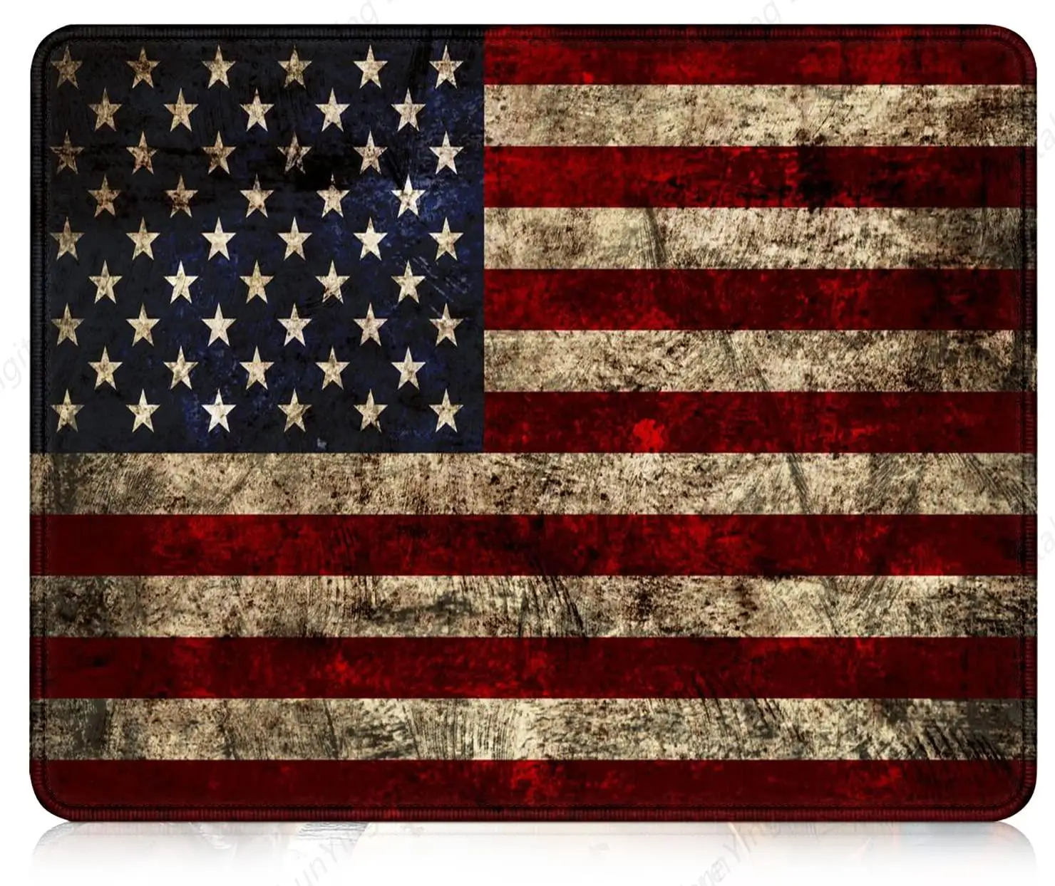 

Us Flag Pattern Gaming Anti Slip Mouse Pad Suitable For Laptop Office And Home Desktop Mouse Pads 25*30cm