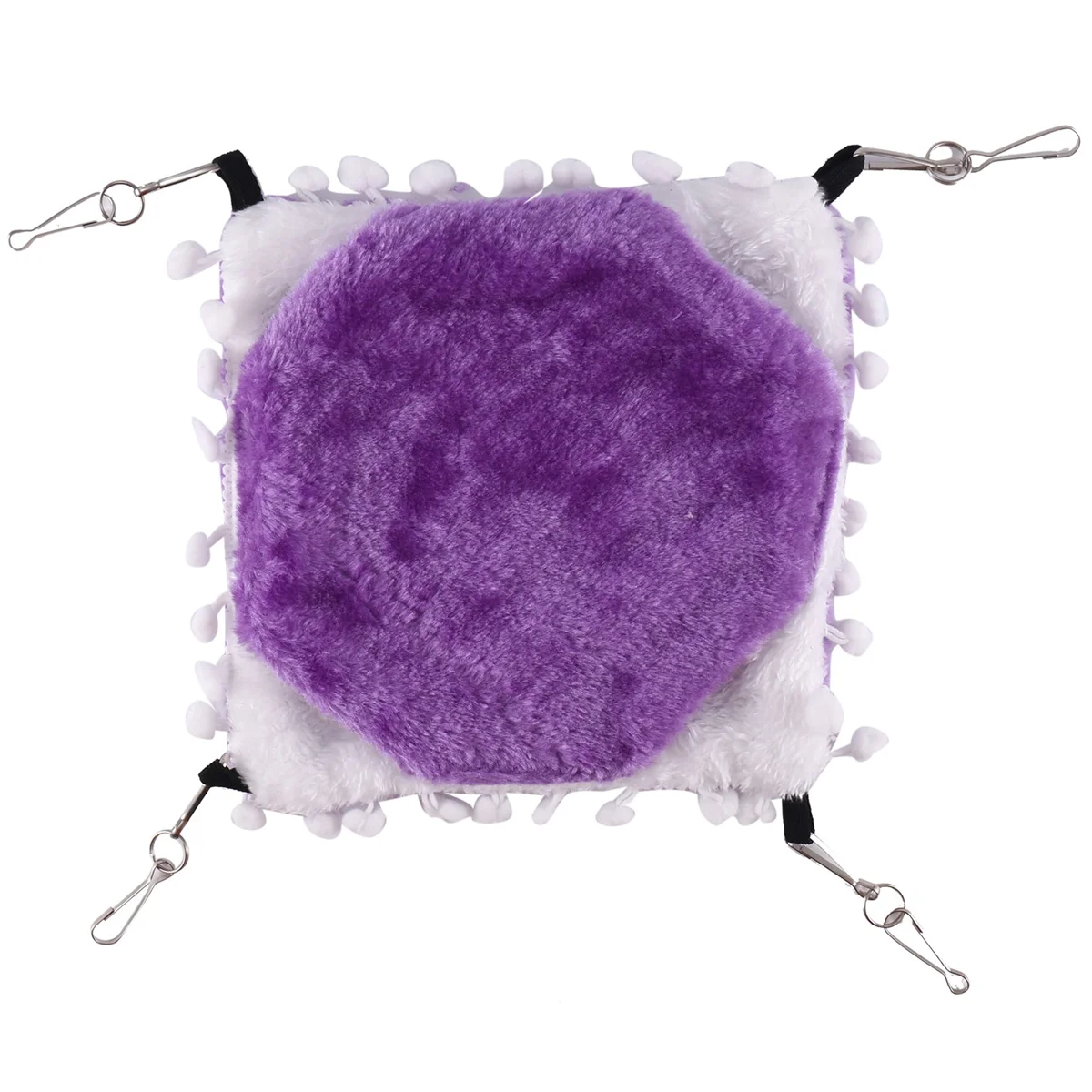 Honey Bag Gliders Warm Double-Layer Sandwich Hammock Small Pet Hammock Hanging Squirrel Sleeping Bag Pet Supplies Purple