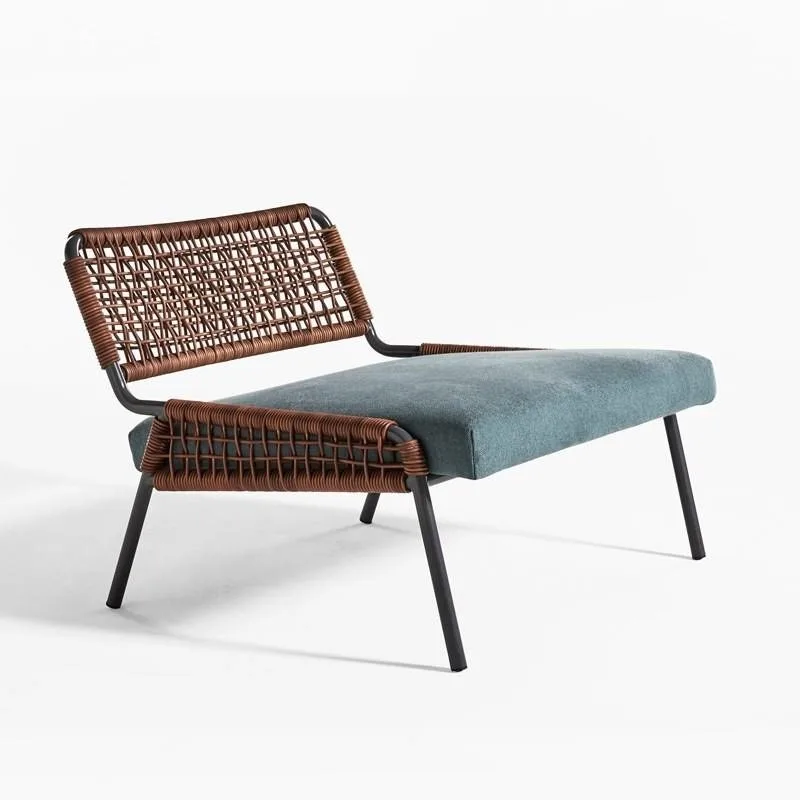 

Leisure balcony small table and chair coffee table three-piece combination household rattan chair courtyard villa furniture