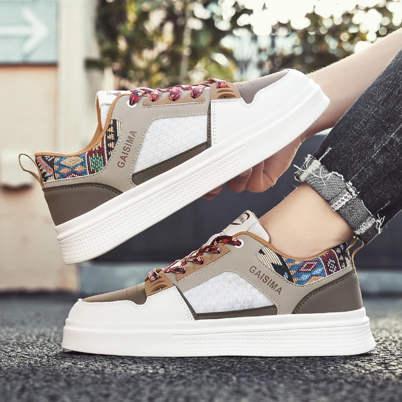 

2026 New Casual Sports Trend Fashionable Low Top Comfortable Summer Versatile Breathable Casual Men's Shoes Board Shoes