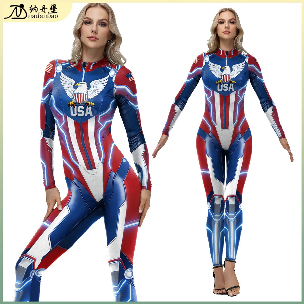 

New Halloween adult tights Easter eagle element onesie stage role suit performance costume female
