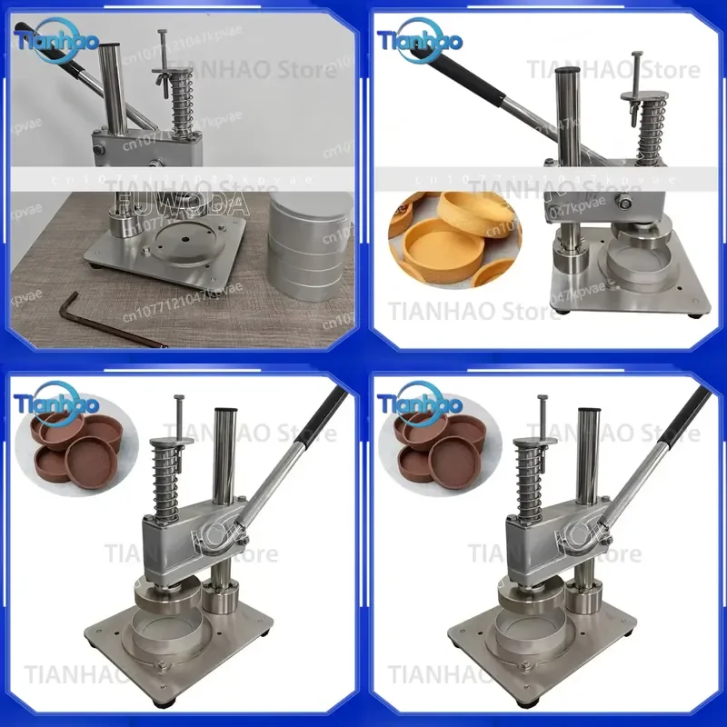Manual Mini Pie Egg Tart Shell Press for High Quality Tray Egg Tart Forming Machine