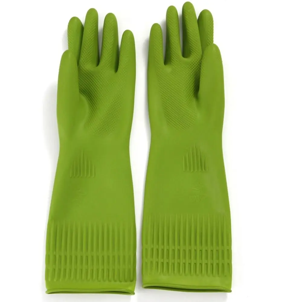

Longer Durable Protective Dishwashing Waterproof Repeatable Cleaning Tool Rubber Gloves Cleaning Gloves Household