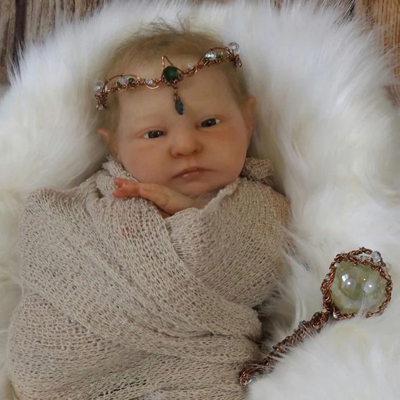 20inch Reborn Doll Kit Forest Elf Destiny Fairy Sweet Baby DIY Blank Unfinished Unpainted Doll Parts Bebe Doll Kit Reborn