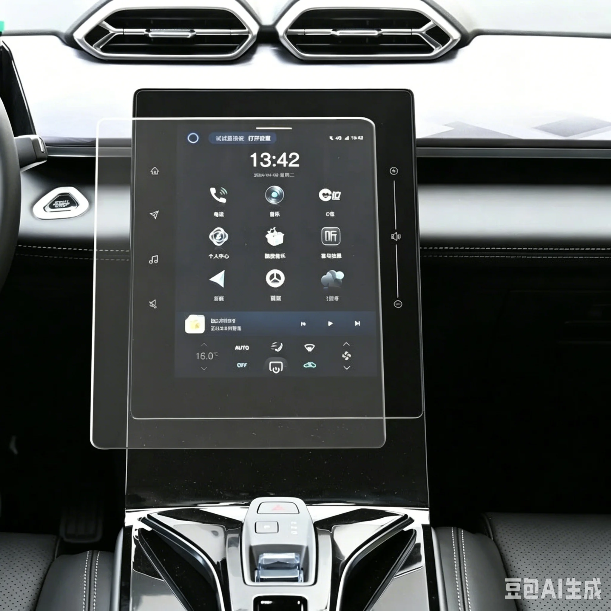 Tempered Glass screen protector for Dongfeng MAGE,Dongfeng aeolus haohan 2023 2024 13.2 inch Car infotainment GPS Navigation
