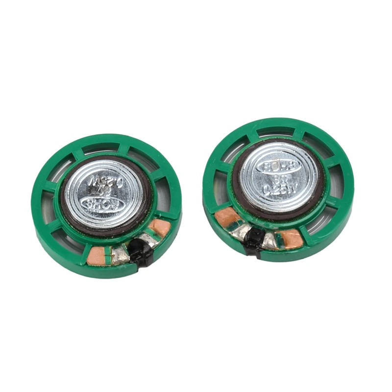 6 Pcs 1/4W 0.25W 8Ohm 27Mm Round External Magnet Speaker Speaker,Sound Amplifier,Speaker Accessories