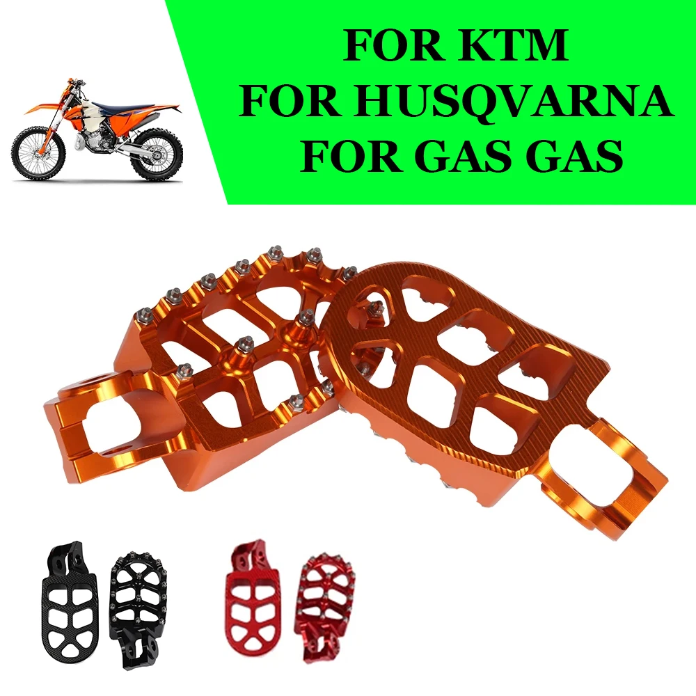 Подставки для ног из алюминиевого сплава с ЧПУ для моделей KTM и Husqvarna, бензиновых газов MC EC
