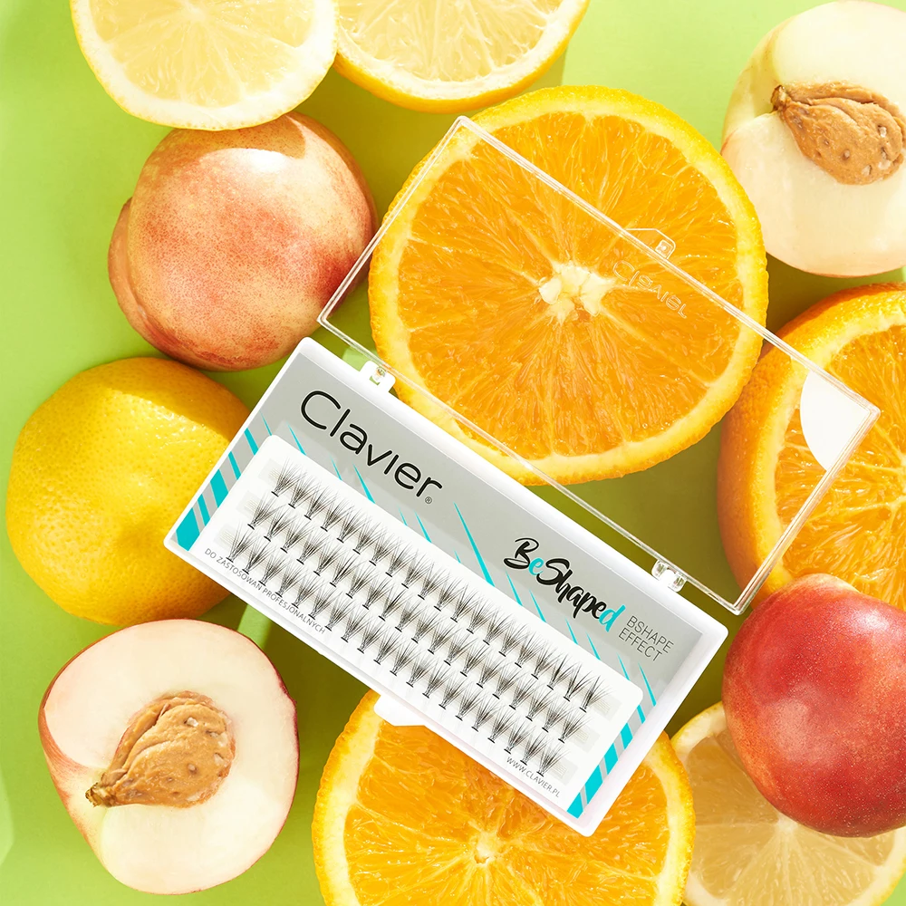 Clavier Fächerförmige Wimpern Außergewöhnliche natürliche Tuft Lash 10D Individuelle Cluster-Wimpernverlängerung Professionelles Make-up Zilien – Detail 10