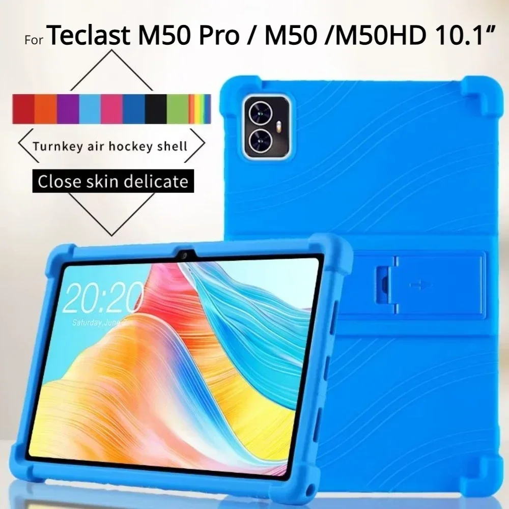 

Soft Cases for Teclast M50 Pro Tablet Case Shockproof Silicon Stand Protective Shell for Teclast M50 M50HD 101'' Tab Cover