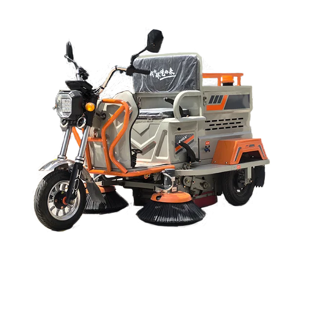 3 Wheel Ride On Electric Floor Sweeper Vacuum Water Spray Street Cleaner
