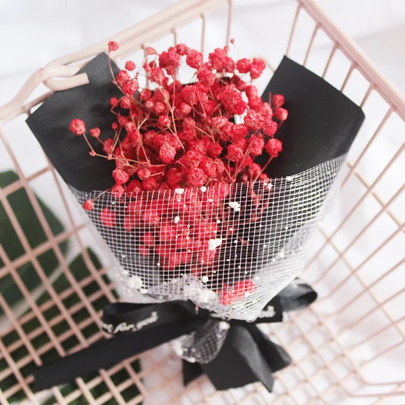 Mini Full Star Dried Flower Bouquet Instagram photo props Gift Box Decorative Bouquet Set box with flowers