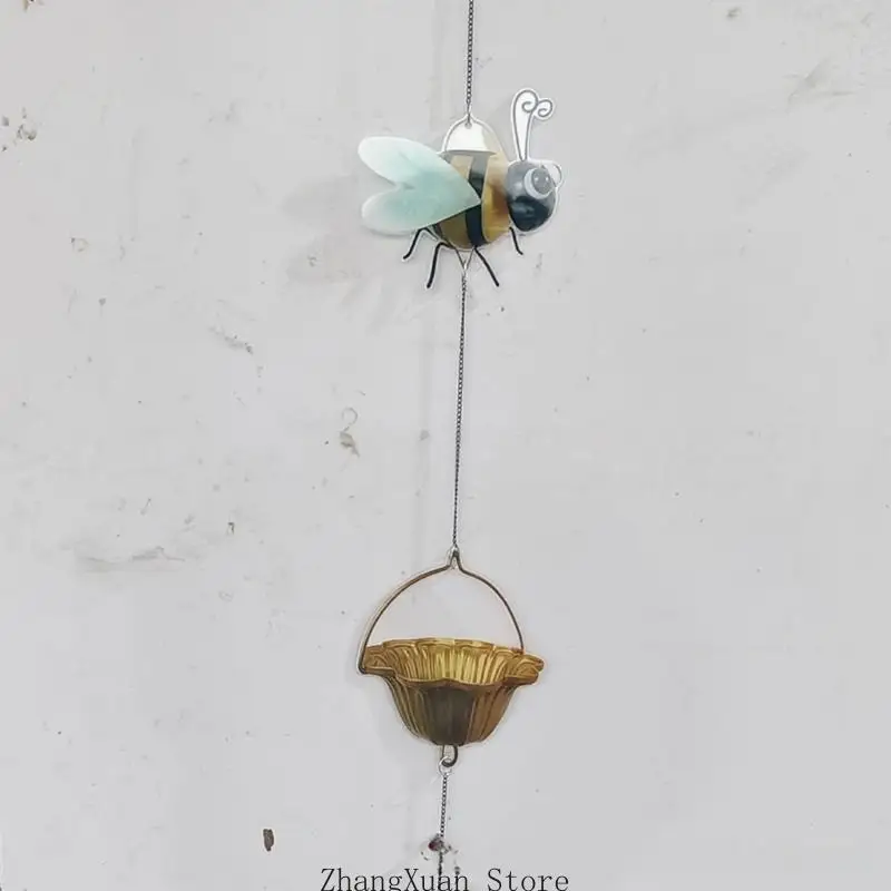 Hängende Regenkette für den Außenbereich für die Freien Exquisite Bienen-Regenkette 3XUF – Detail 7