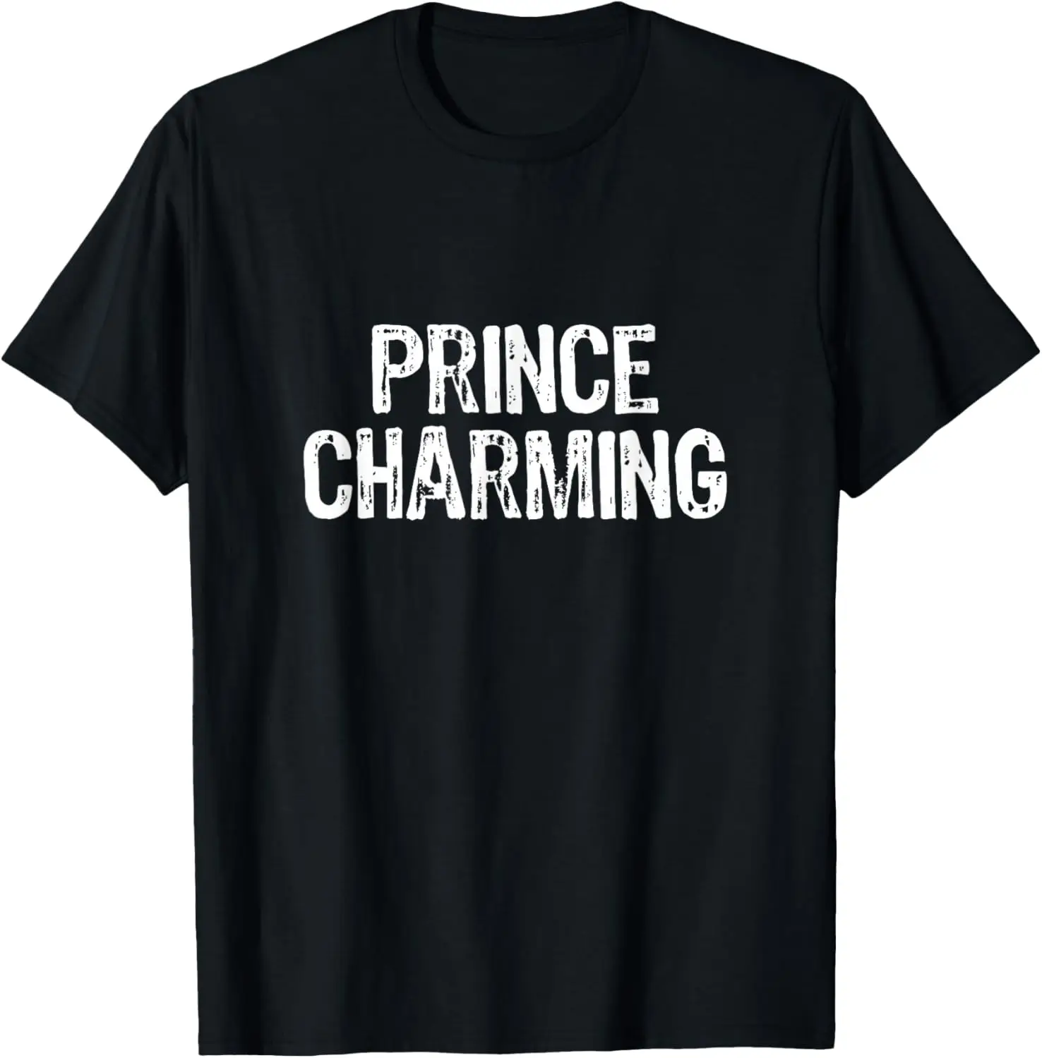 Prince Charming Fairytale Funny Sarcastic Fairy Tale Costume T-Shirt 100% Cotton Trendy Y2K Short-Sleeve Tee – Soft,