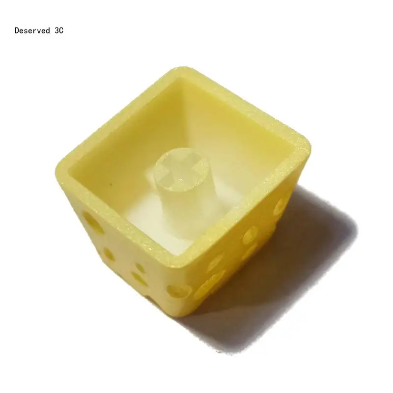 Game Mechanical Keyboard Accessories Epoxy Resin Cheese Cake Keycap