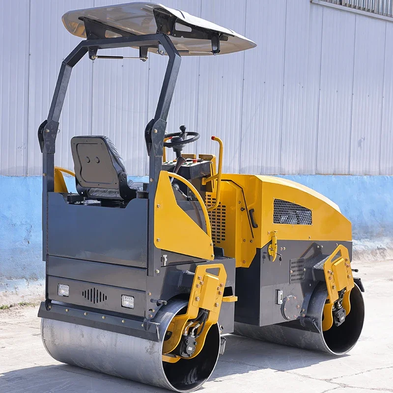 Construction Machinery 3Ton road compactor 1ton 2ton 3ton 4ton 5ton New pavement machinery Vibration ride on mini road roller