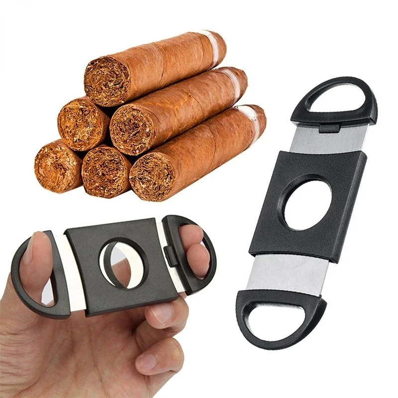 Cigar Cutter Brand Stainless Steel Metal Classic Cigar Cutter Cigar Scissors Travel Smoking Accessories Gifts