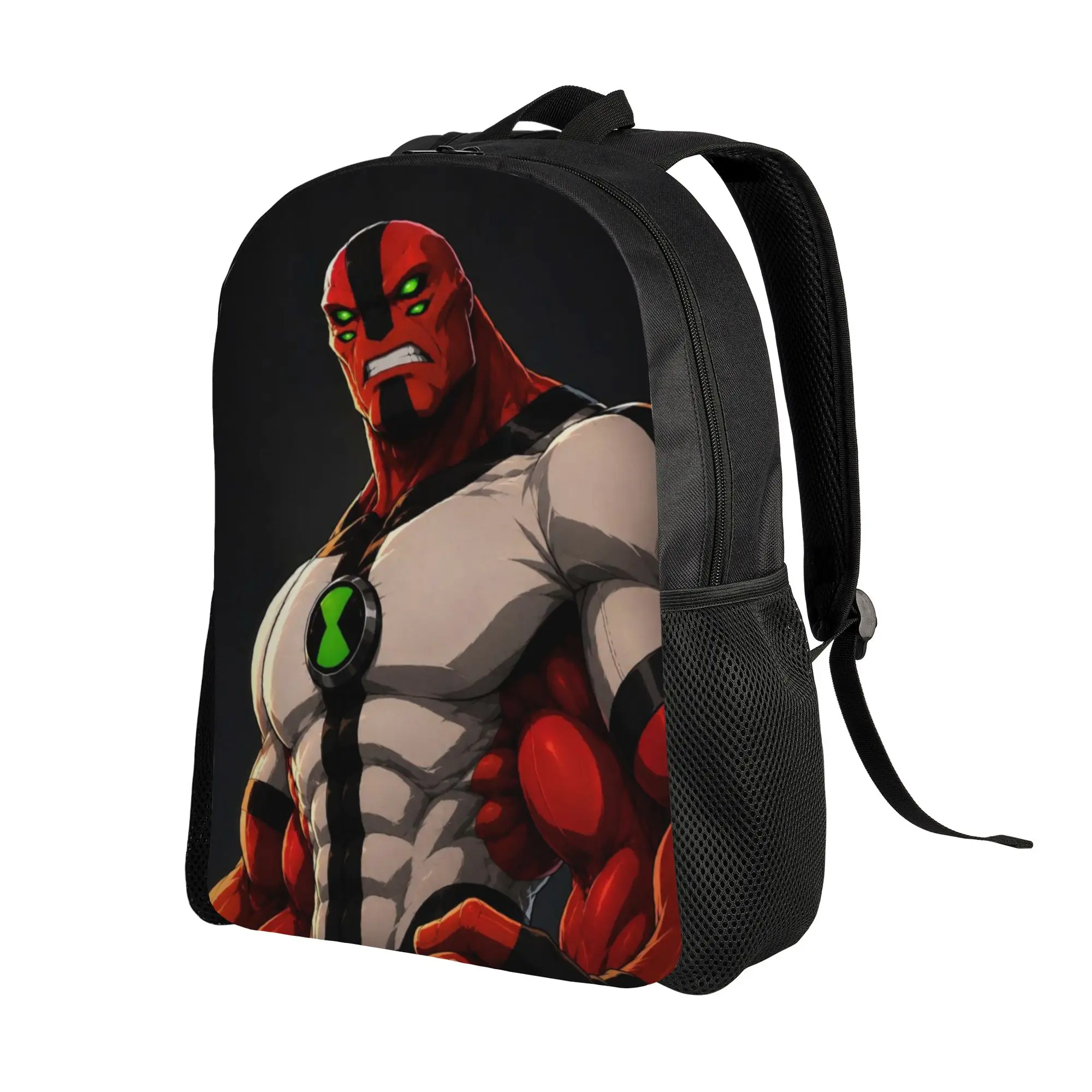 Back to school season Cool Red Four Armed Muscular Alien Hero Storage Bag  Couple Backpack