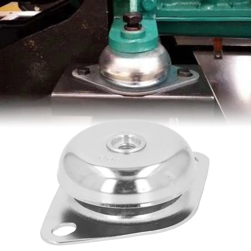 Generator Shock Pad Bowl Shaped Quiet Vibration Reduction Rubber Damping Pad For Air Compressor Cleaning Machines 300kg