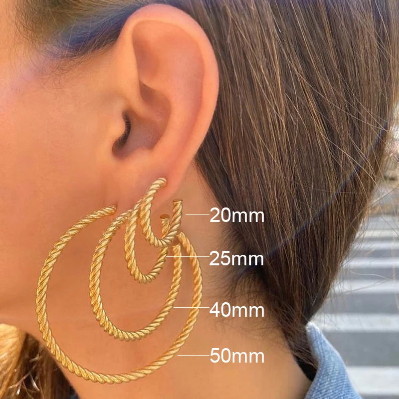 CRMYA Gold Silver Filled Hoop Earrings For Women Fashion CZ Zircon Piercing Women\'s Circle Earrings 2022 Jewelry Wholesale