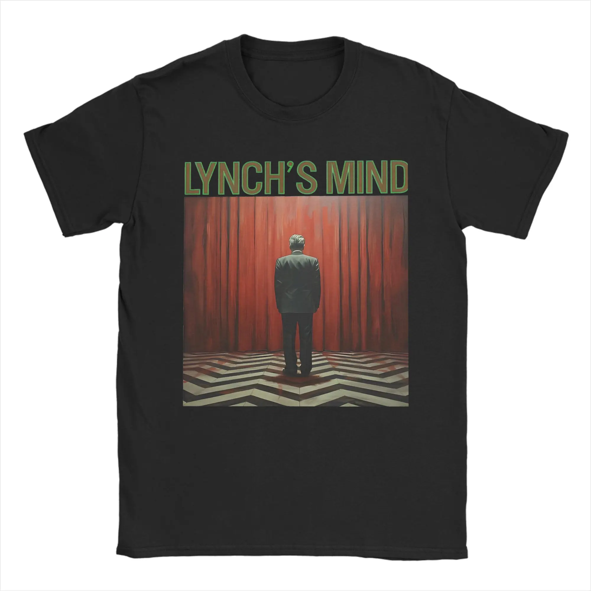 Camiseta David Lynch Mind para Homens e Mulheres, Twin Peaks, Moda, 100% Algodão, Camiseta de Gola Redonda, Manga Curta, Tamanhos Grandes